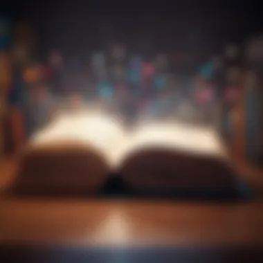 Continuous Learning Book An open book with light symbolizing continuous learning