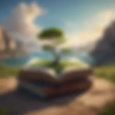 Symbol of Inner Peace and Positivity A serene landscape symbolizing inner peace and positivity