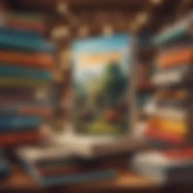 Diverse Themes in Motivational Literature Books displaying diverse themes of motivation and self-improvement