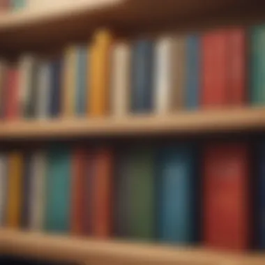 A collection of top-rated motivational books on a shelf