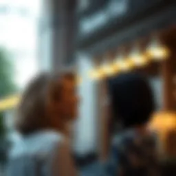 Symbol of communication between partners