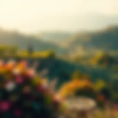 A lush landscape representing the journey of self-discovery and growth