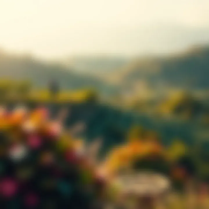 A lush landscape representing the journey of self-discovery and growth