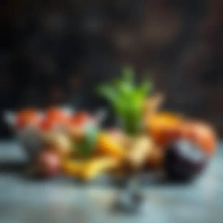 Graphical depiction of lectins in various foods