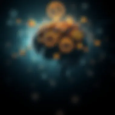 Illuminating Insights from the Unconscious Silhouette of a brain with light illuminating ideas