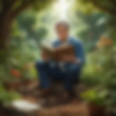 Cultivating Financial Wisdom Symbolic representation of growth in financial literacy