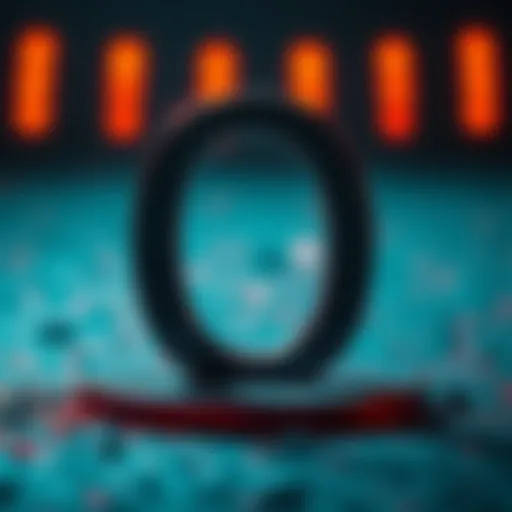 Conceptual representation of the number zero symbolizing emptiness and potential.