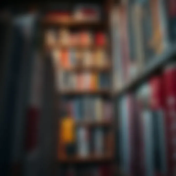 Key Investment Literature A bookshelf filled with influential investment books