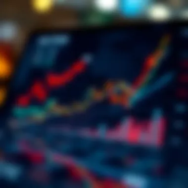 Analyzing Market Trends An analytical graph depicting market trends