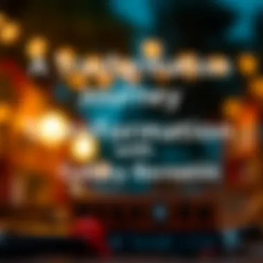 Illustration of transformation journey through audio books