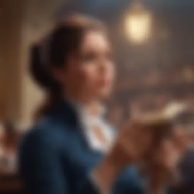 Emotional Intensity in Hamilton's Narrative A powerful moment in the narrative, depicting the emotional intensity of a key scene