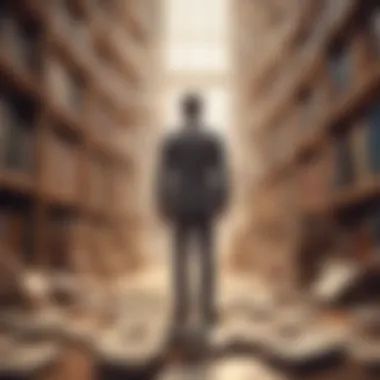 Personal Development and Financial Success Conceptual illustration of personal development and financial success