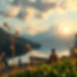 A serene landscape reflecting the essence of motivation.