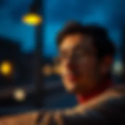 A thoughtful individual reflecting on interpersonal challenges