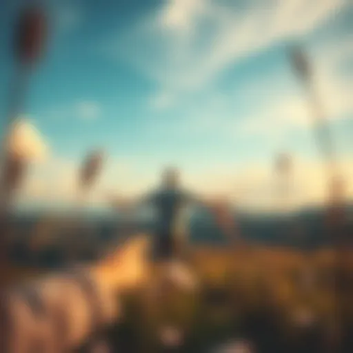 A serene landscape symbolizing mental peace