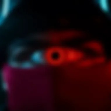 Symbolic representation of surveillance in a totalitarian society