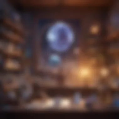 The Crystal of Transformation A crystal shop illustrating the theme of transformation and dreams