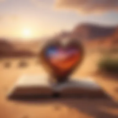 The Heart of the Desert A vast desert landscape symbolizing the journey of self-discovery