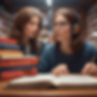 Effective Listening Strategies Illustration showcasing effective listening strategies