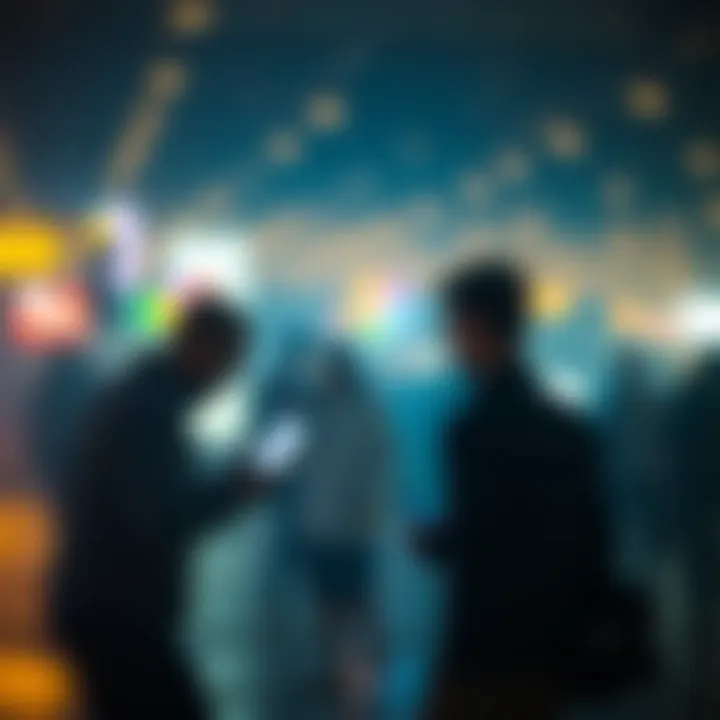 Visual representation of authentic connections beyond social media