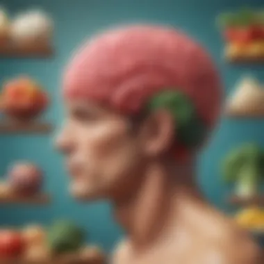 Connecting Diet to Long-term Brain Wellness Infographic on dietary patterns and brain health