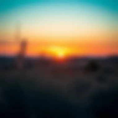 Symbolizing New Beginnings A serene landscape with a sunrise symbolizing new beginnings.