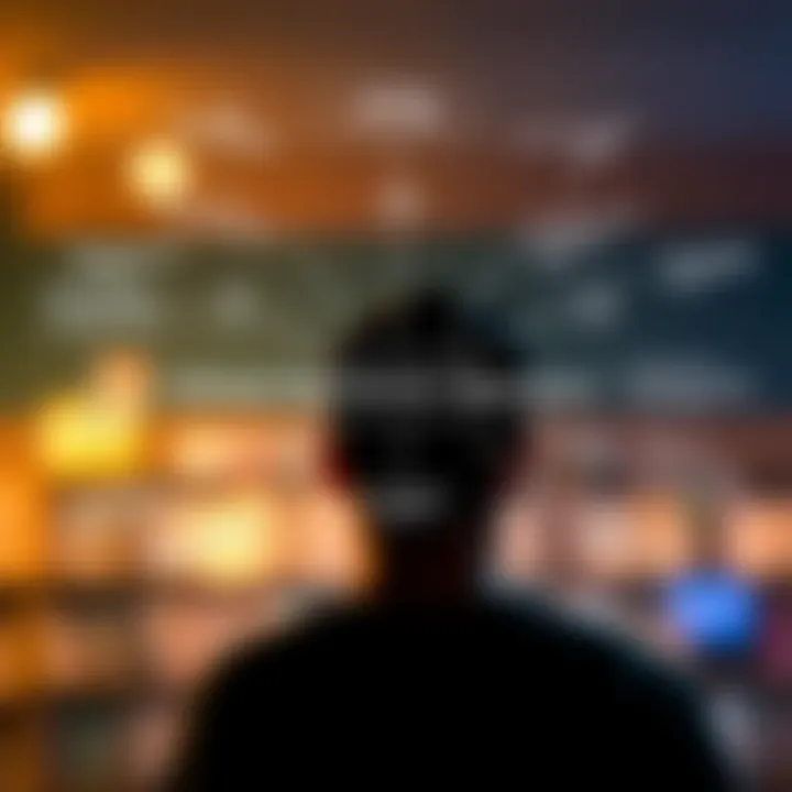 Mind map showcasing psychological concepts related to audiobooks