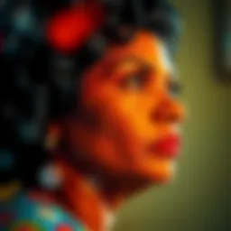 Portrait of Henrietta Lacks radiating strength and resilience