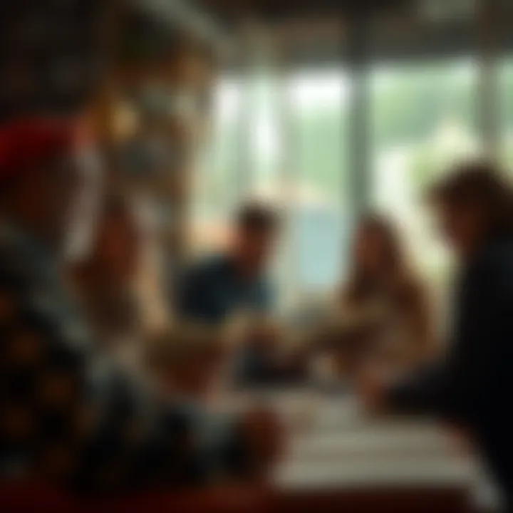 A thoughtful discussion group engaging over a profound novel