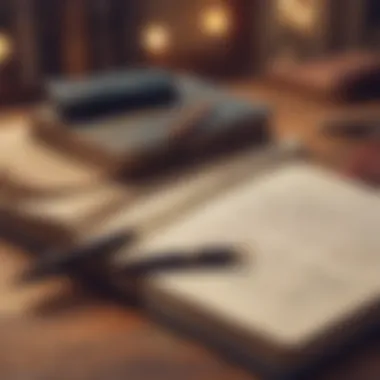 Critical Analysis of Historical Writing An open history book with notes and a pen beside it