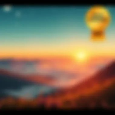 Clarity in Sobriety A serene landscape symbolizing clarity and peace
