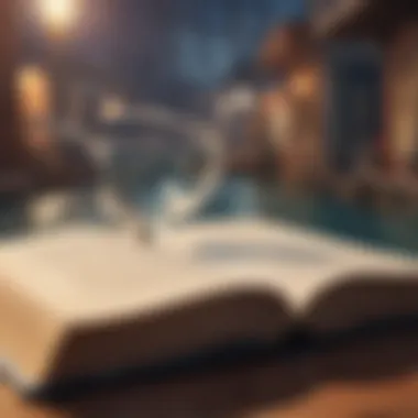 A close-up of a book open on fasting research