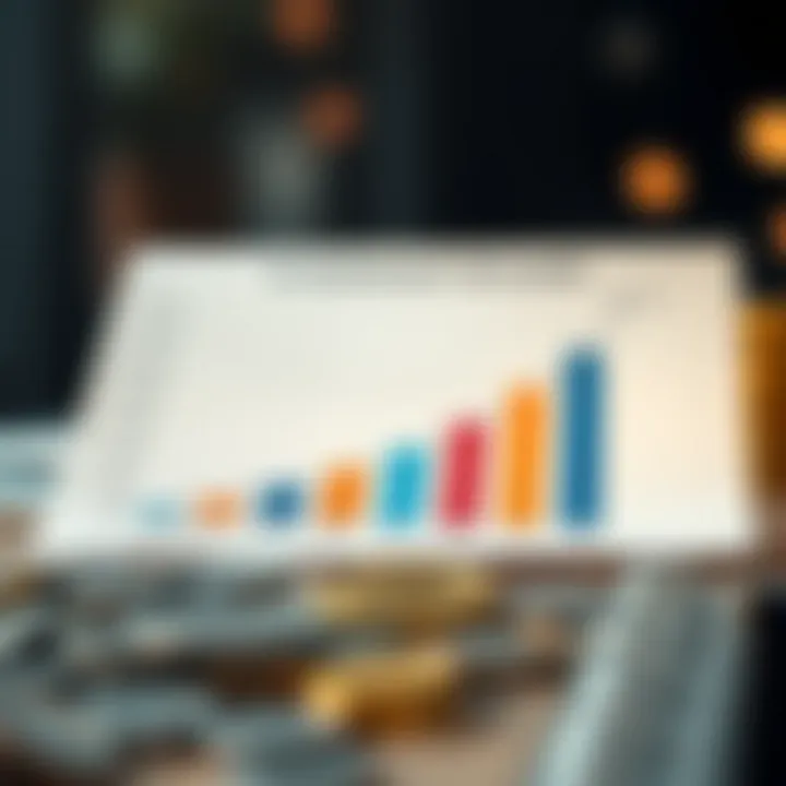 Graph depicting various types of debt and their impact on investment growth.