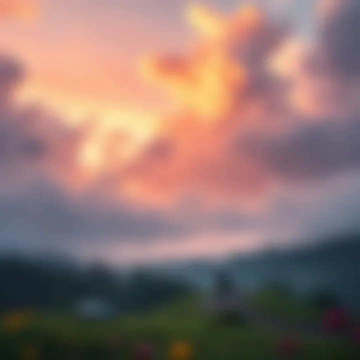 The Journey of Life A serene landscape symbolizing life's journey