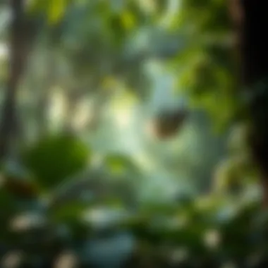 Symbolic depiction of Amazonian nature highlighting awareness